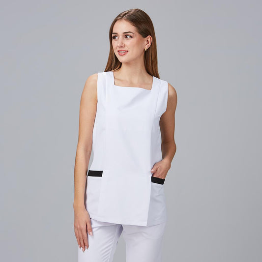 600032-101 - BLUSA MUJER SISA CUADRADA LANTANA BLANCO