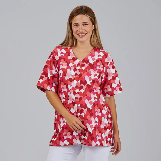 600051-5147 - BLUSA UNISEX CUORE AGATHA CUORE ROJO
