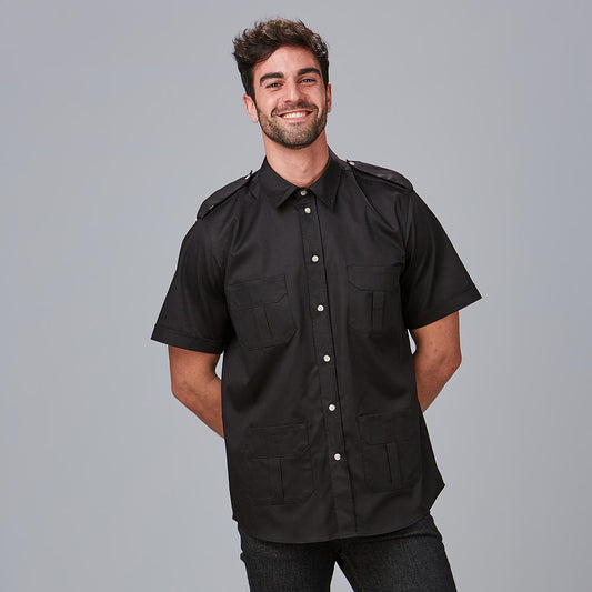 600054-001 - CAMISA UNISEX 4 BOLSILLOS ACIRON NEGRO