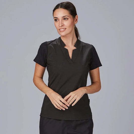 600064-001 - BLUSA MUJER MANGAS CANALE ROSELL NEGRO
