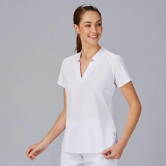 600064-101 - BLUSA MUJER MANGAS CANALE ROSELL BLANCO
