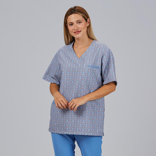 600071-2917 - BLUSA UNISEX MIKA TULIPANES