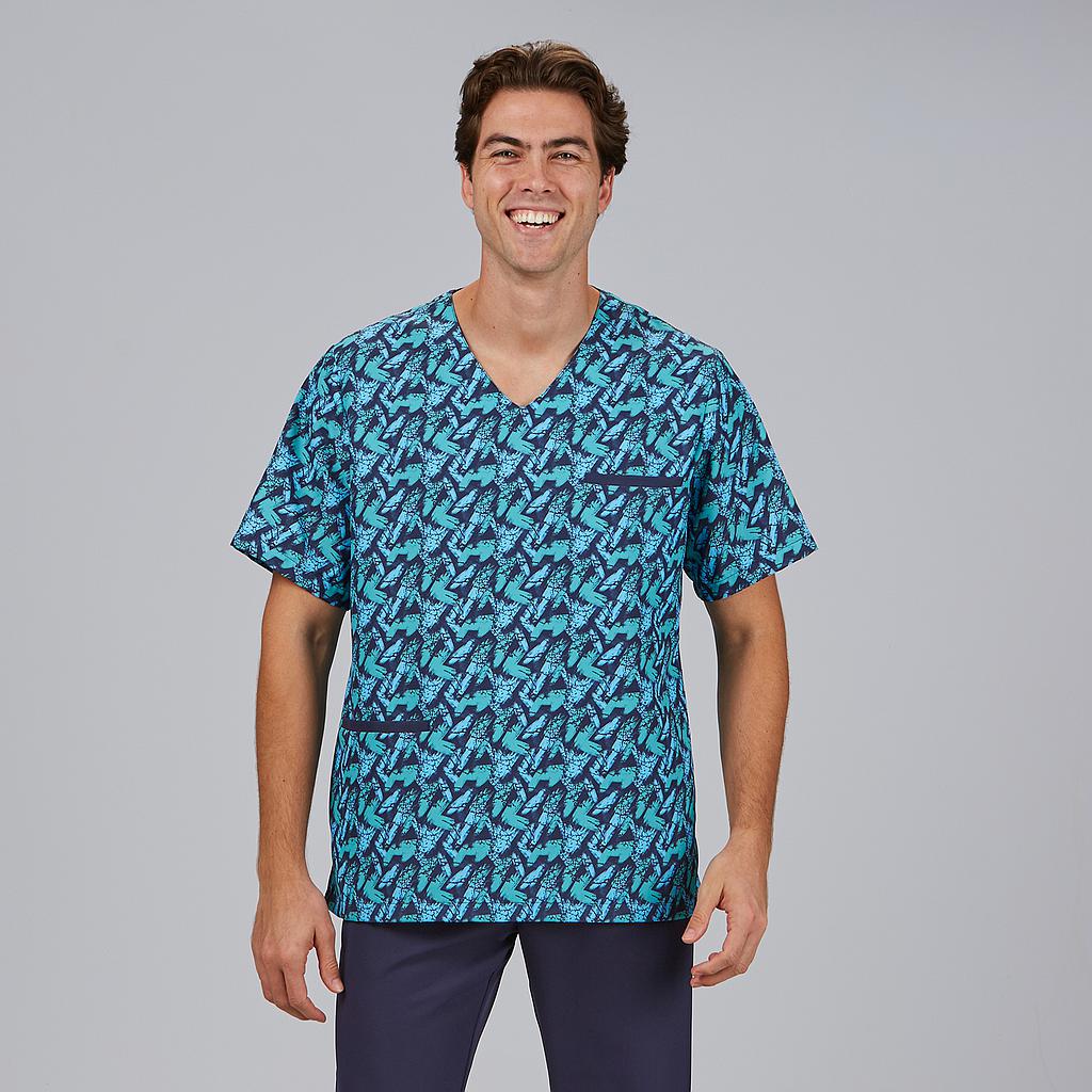 600071-2918 - BLUSA UNISEX MIKA DIGITAL MARINO