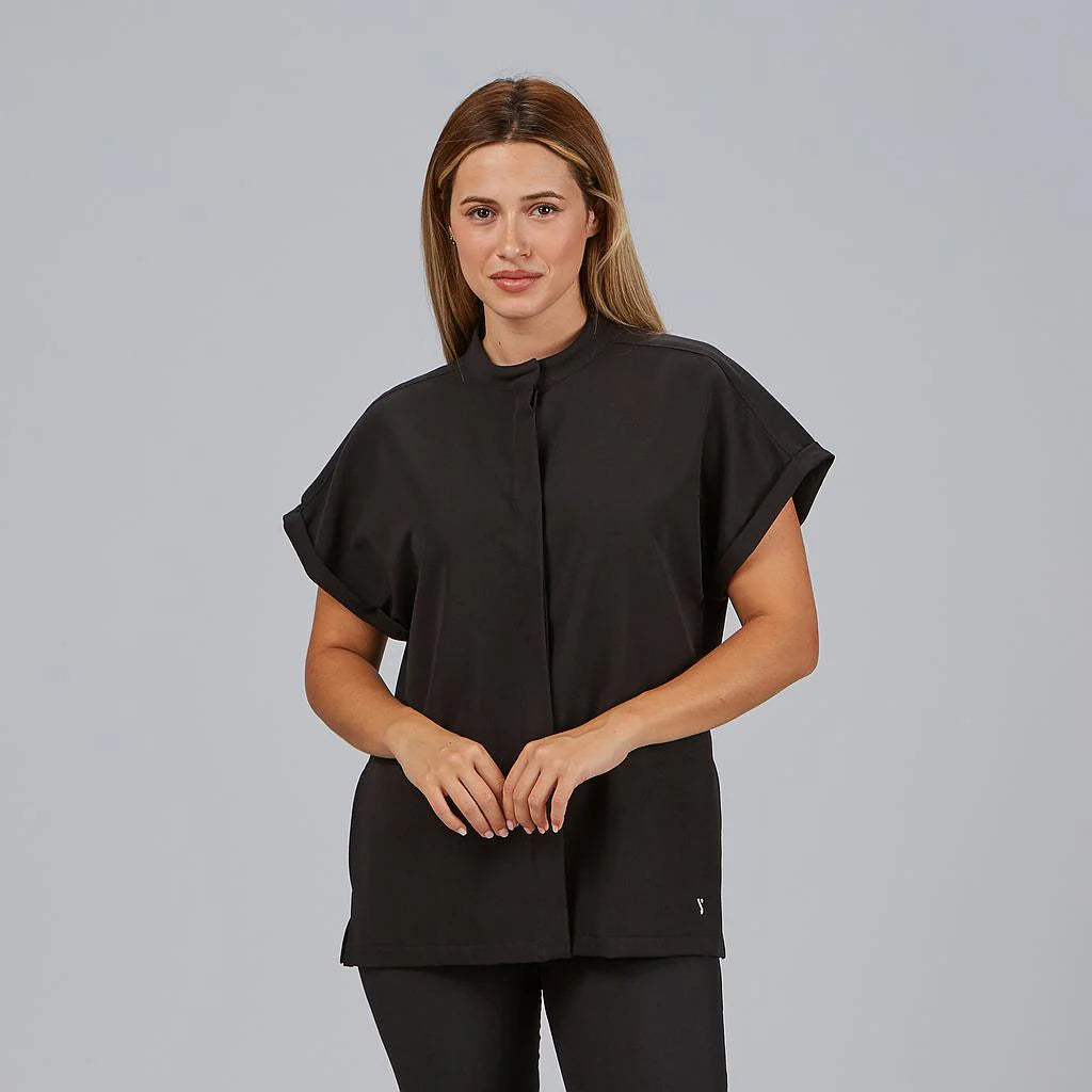 600073-001 - BLUSA ABIERTA MUJER DEBORA NEGRO