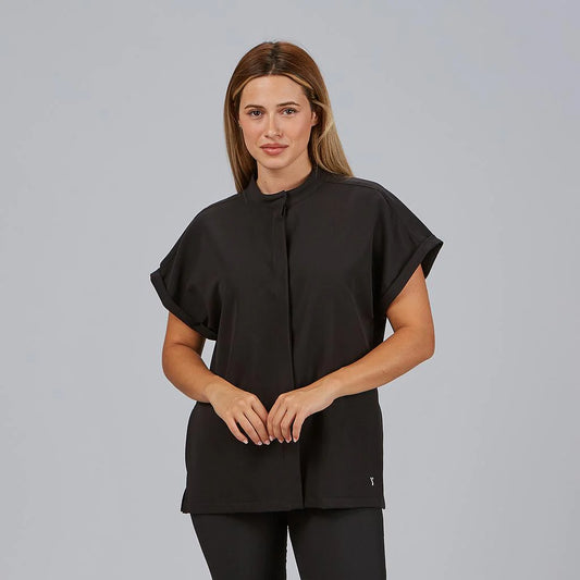600073-001 - BLUSA ABIERTA MUJER DEBORA NEGRO