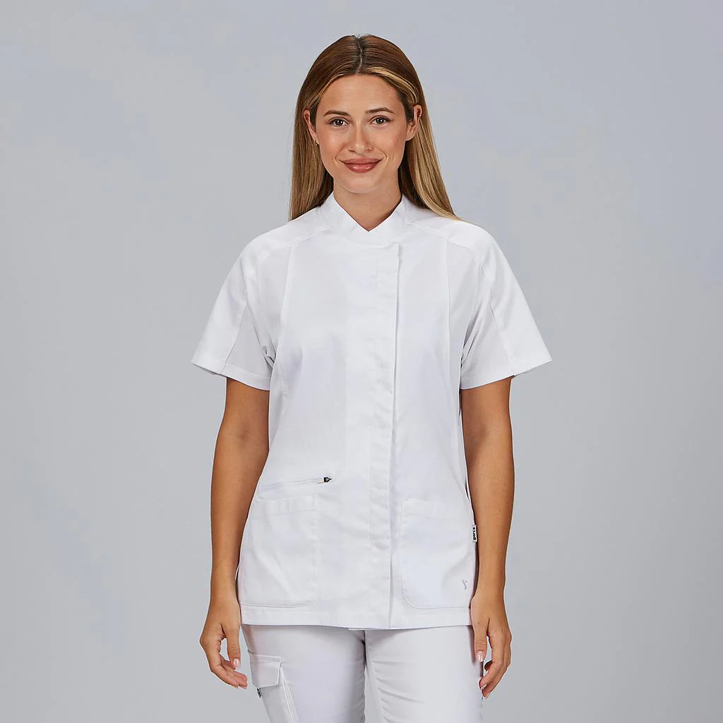600075-101 - BLUSA MUJER RANGLAN M/C AISA BLANCO
