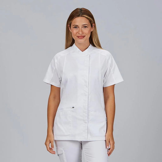 600075-101 - BLUSA MUJER RANGLAN M/C AISA BLANCO