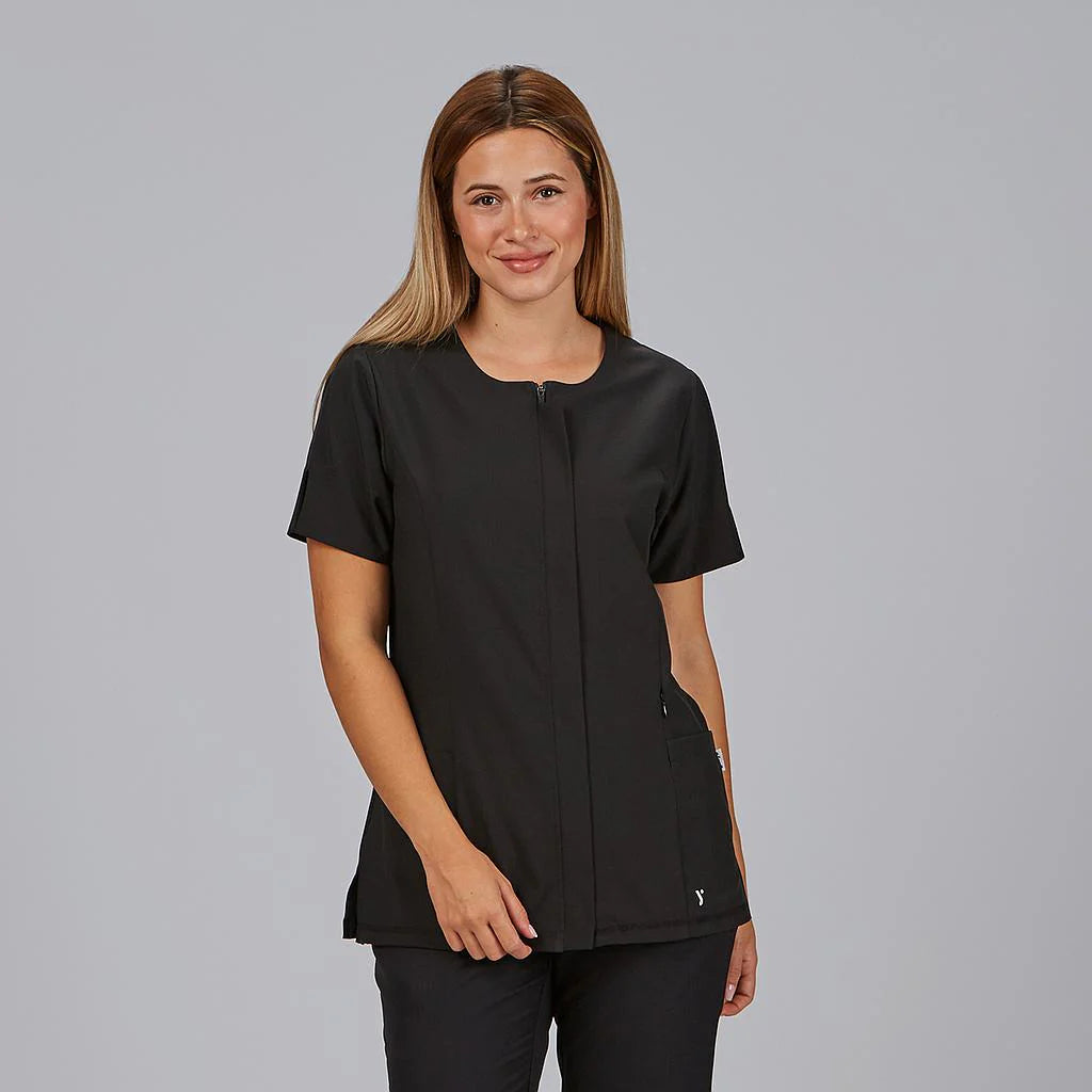 600082-001 - BLUSA MUJER ESCOTE CAJA M/C JANA NEGRO