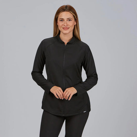 600085-001 - BLUSA MUJER CREMALLERA M/L ARLET NEGRO