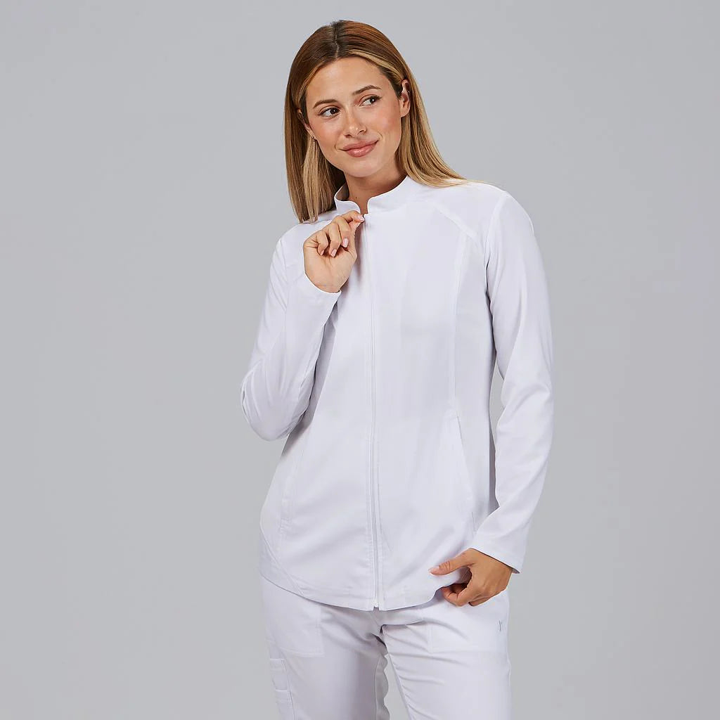600085-101 - BLUSA MUJER CREMALLERA M/L ARLET BLANCO