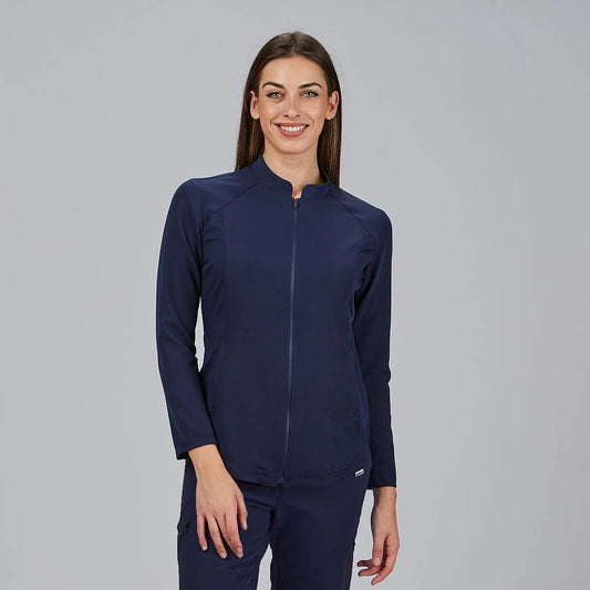 600085-165 - BLUSA MUJER CREMALLERA M/L ARLET AZUL PROFUNDO