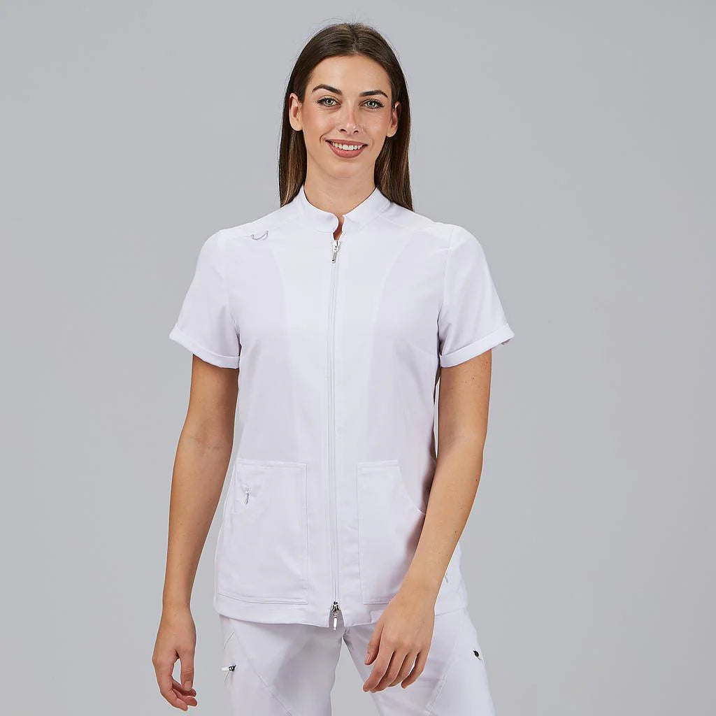 600096-101 - BLUSA MUJER ABIERTA AMY BLANCO