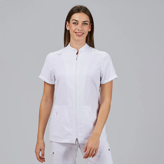 600096-101 - BLUSA MUJER ABIERTA AMY BLANCO