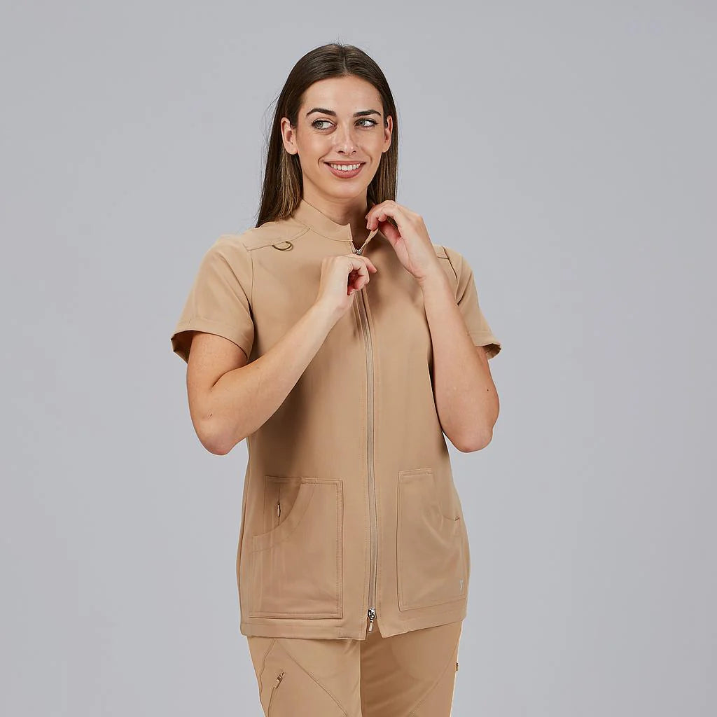 600096-151 - BLUSA MUJER ABIERTA AMY CAMEL
