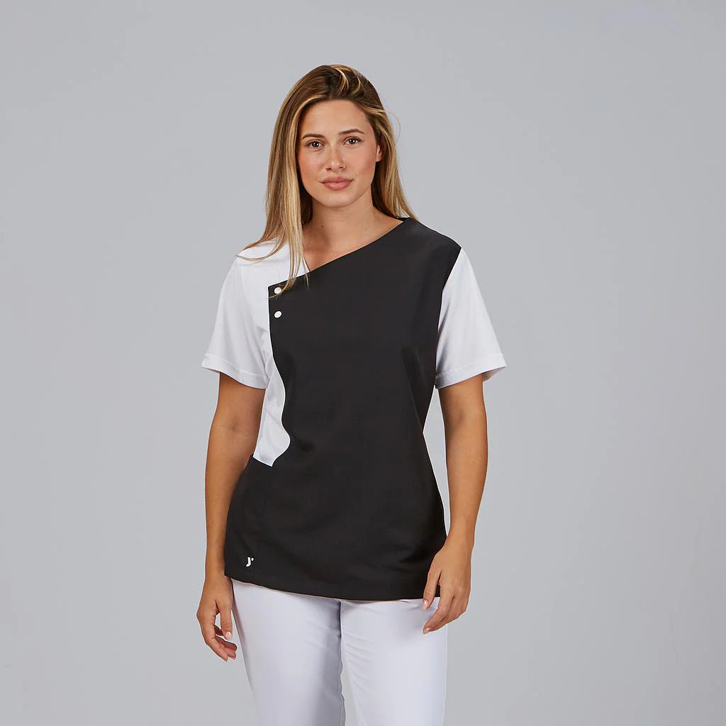 600099-001 - BLUSA MUJER M/C CARLOTA NEGRO