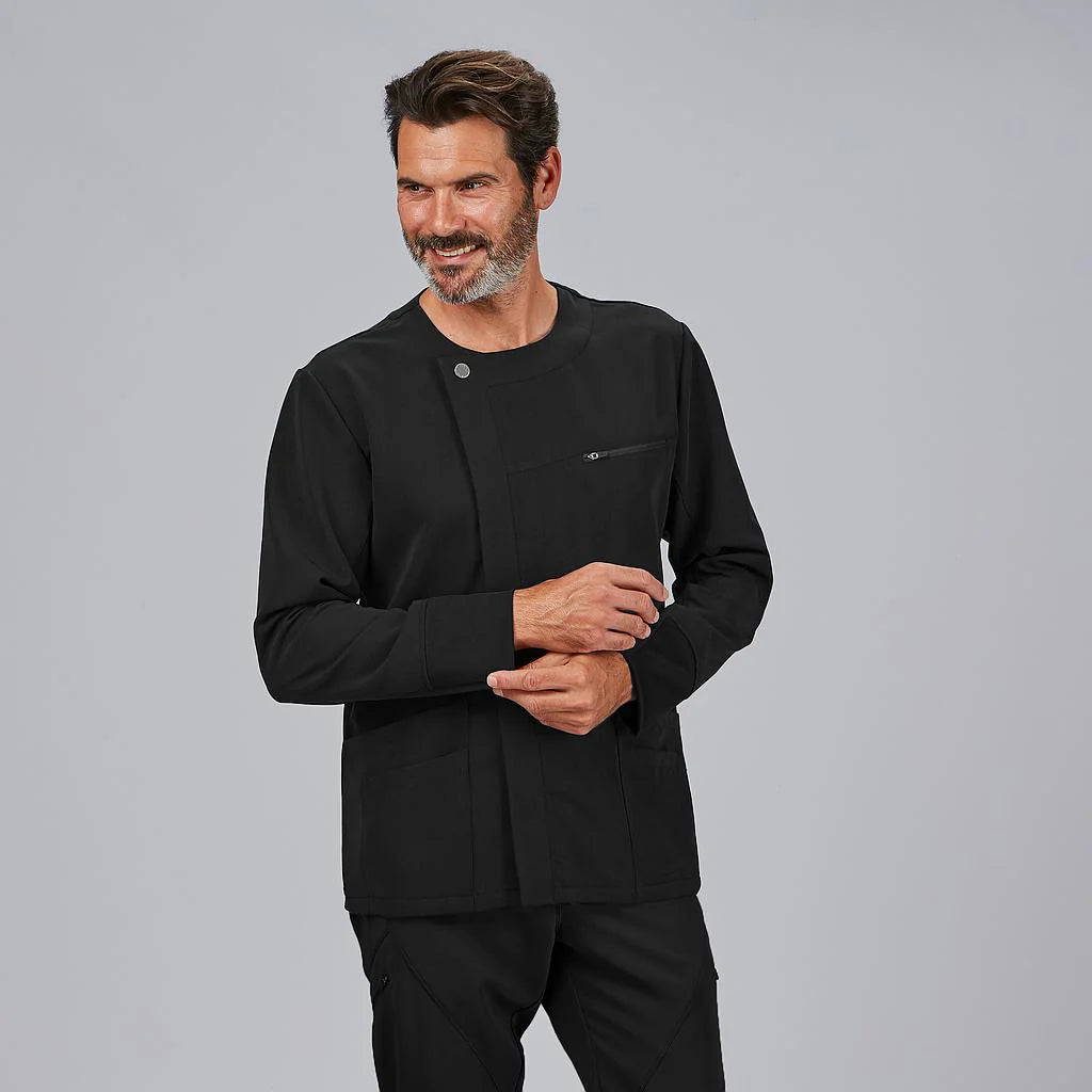 600102-001 - BLUSA HOMBRE ABIERTA M/L HERNAN NEGRO