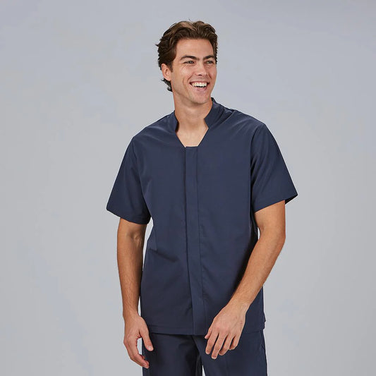 600105-104 - BLUSA HOMBRE BOTON OCULTO M/C MARC MARINO