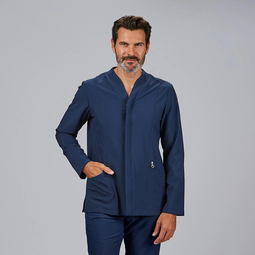 600107-104 - BLUSA HOMBRE ABIERTA M/L NILO MARINO