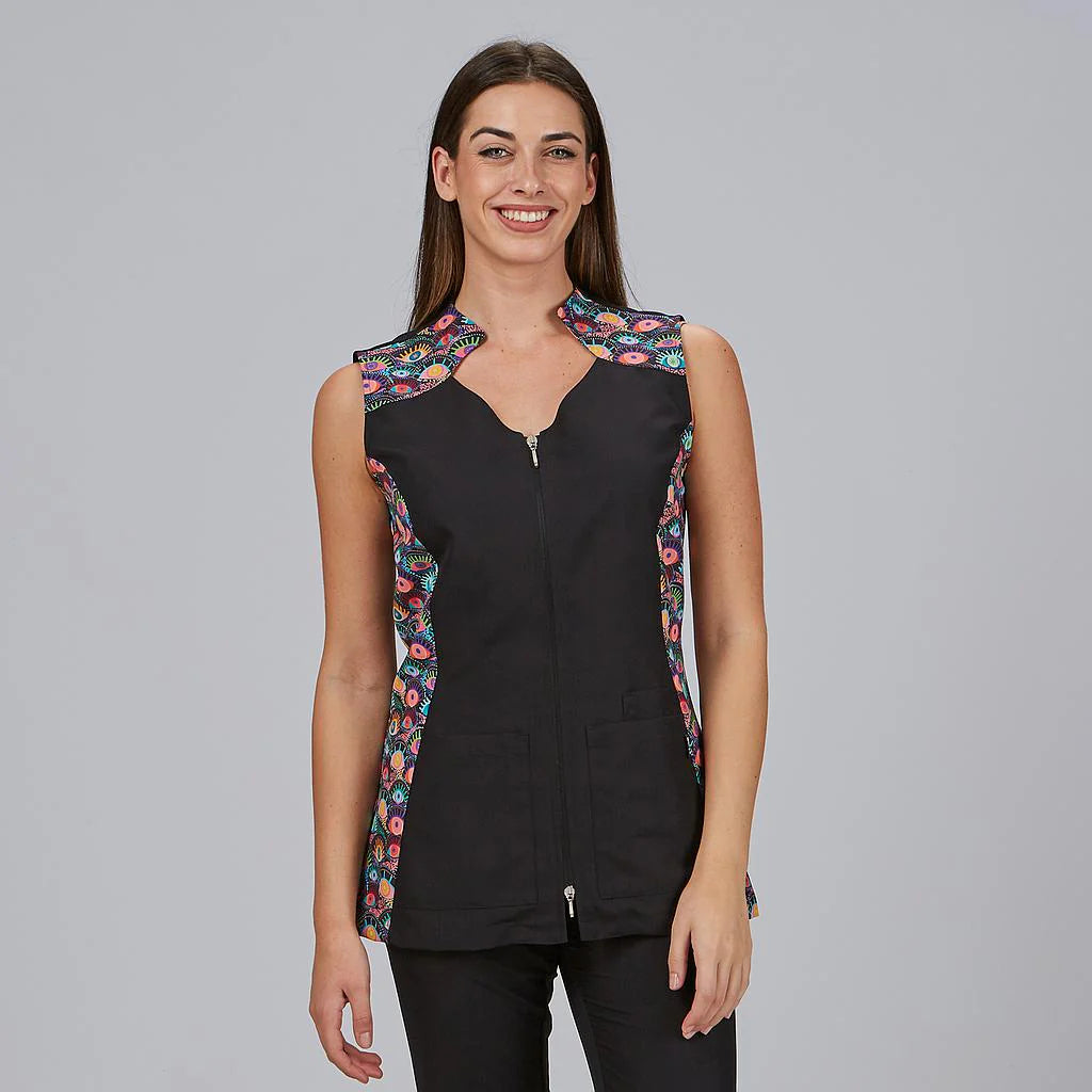 600119-001 - BLUSA ABIERTA MUJER CREMALLERA NAIA