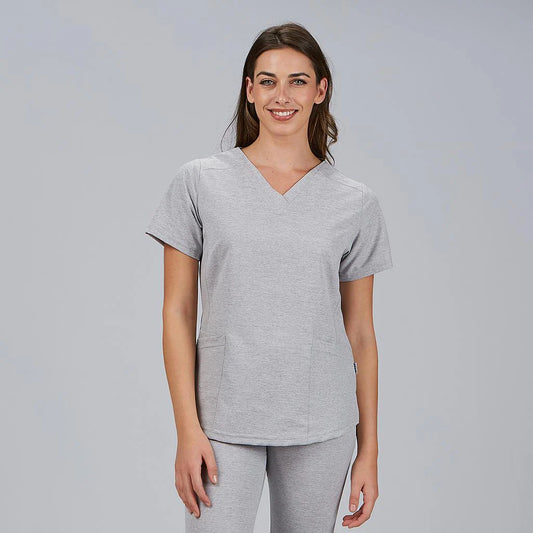 600121-117 - BLUSA MUJER M/C VIGORE IRINA GRIS PERLA