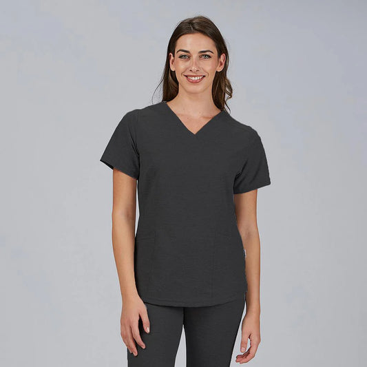 600121-139 - BLUSA MUJER M/C VIGORE IRINA GRIS MARENGO