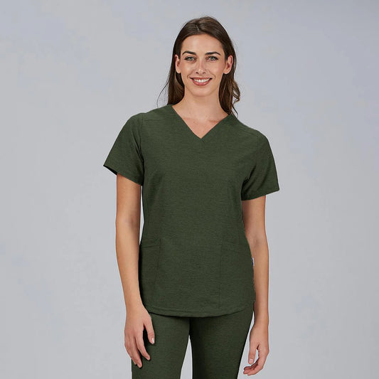 600121-149 - BLUSA MUJER M/C VIGORE IRINA VERDE CAQUI