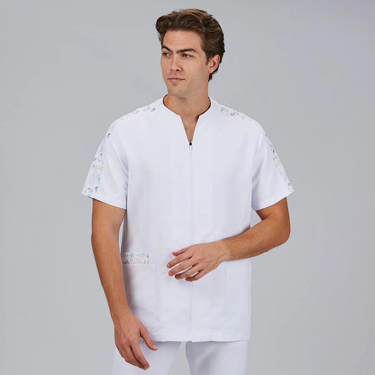600126-101 - BLUSA HOMBRE CUELLO CHIMENEA M/C LIAM