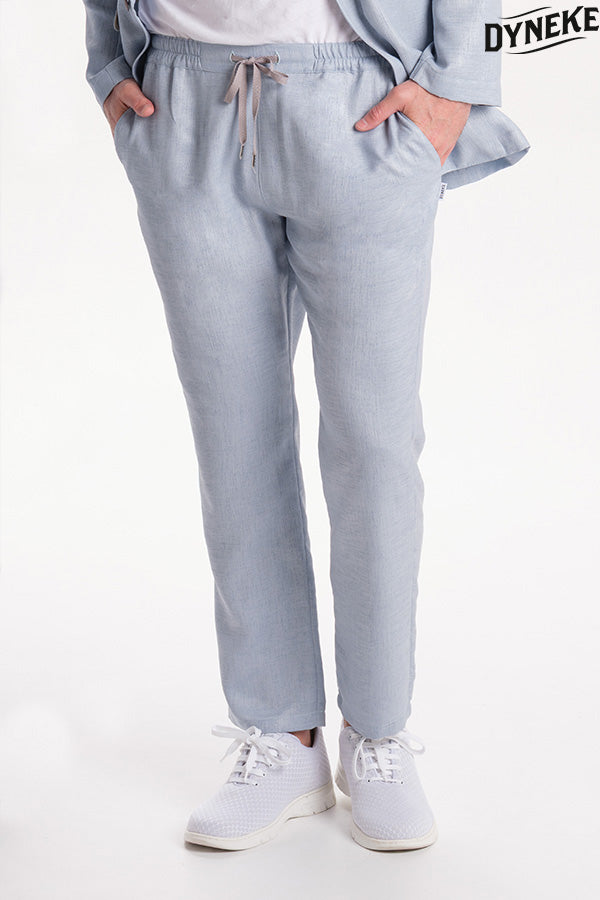 6006423 - Pantalón unisex celeste con cordón