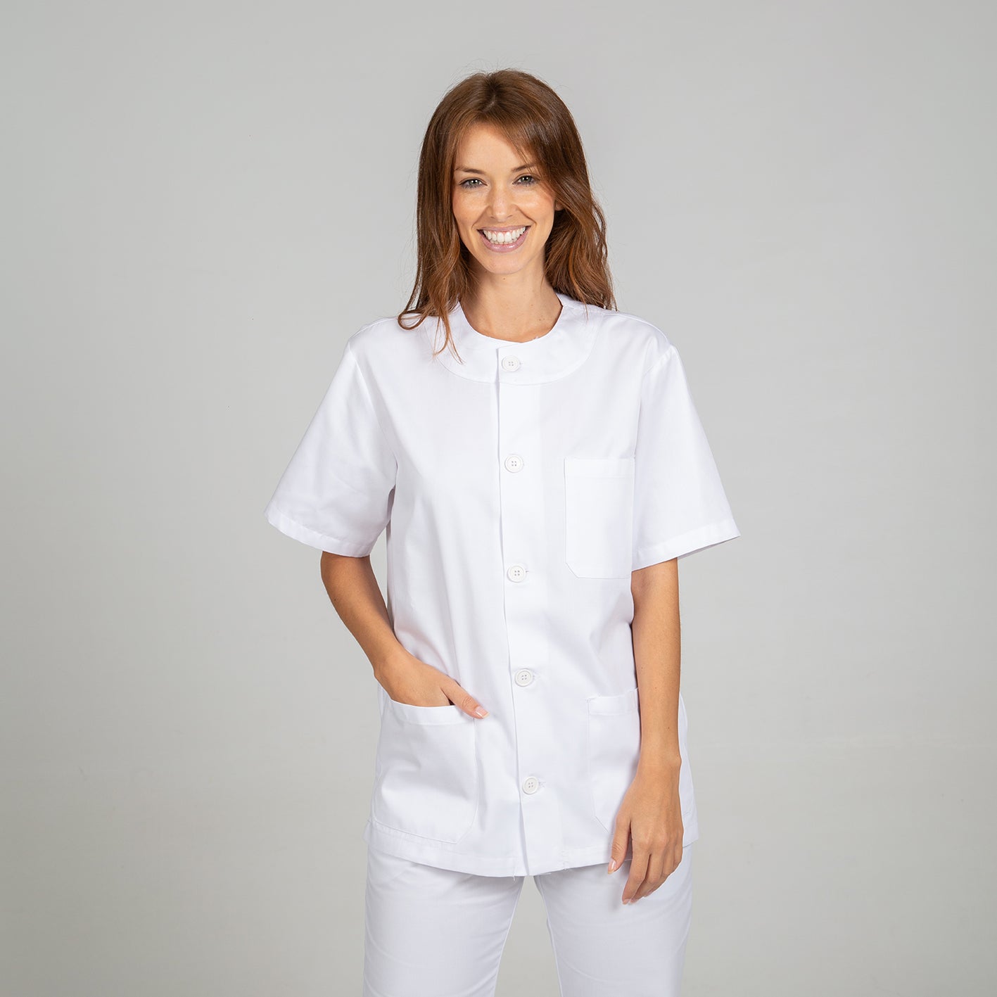 602000-101 - BLUSA SANITARIO UNISEX ABOTONADO