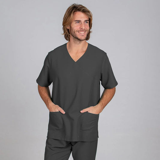 609600-139 - BLUSA UNISEX NEREA GRIS MARENGO
