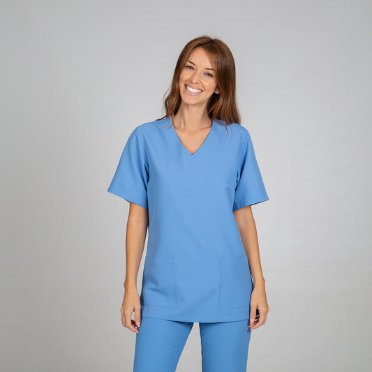 609600-107 - BLUSA UNISEX NEREA CELESTE