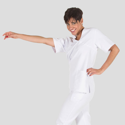 609600-101 - BLUSA UNISEX NEREA BLANCO