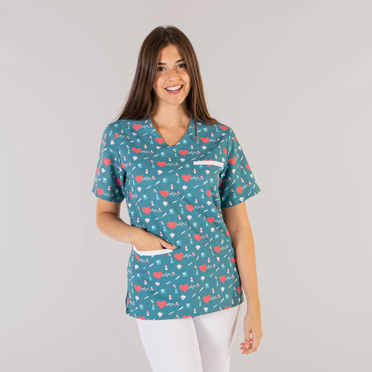 611400-2884 - BLUSA UNISEX ADA CORAZÓN