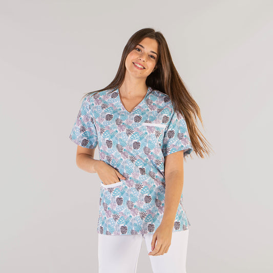 611400-2887 - BLUSA UNISEX ADA HOJAS