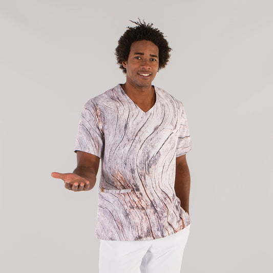 611800-2894 - BLUSA UNISEX EIDER TEJIDO RECICLADO CORTEZA