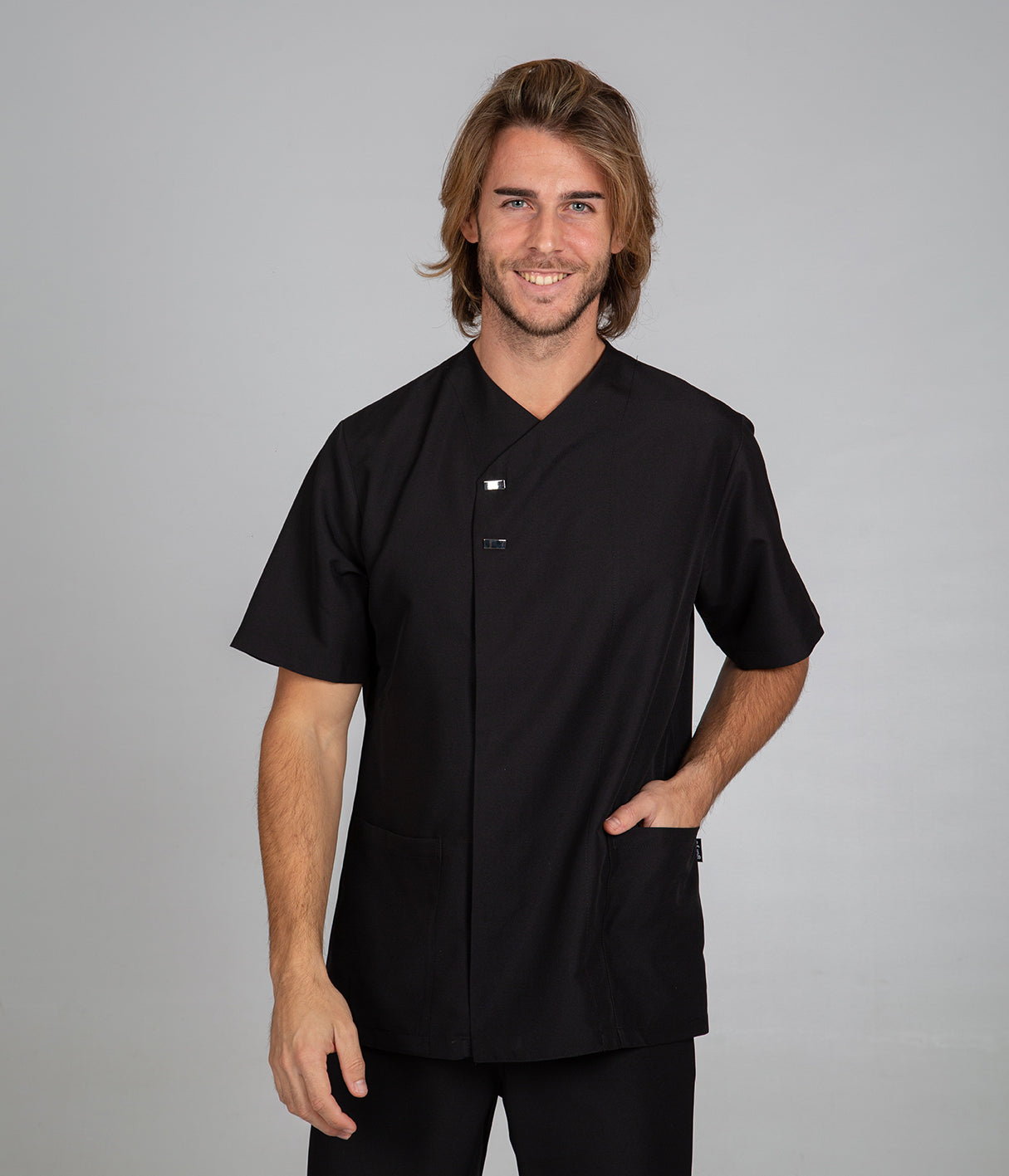 612500-001 - BLUSA HOMBRE HUGO NEGRO