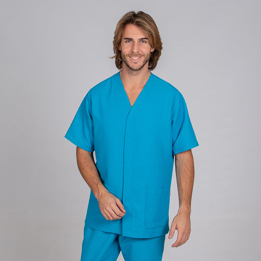 612600-115 - BLUSA HOMBRE PABLO TURQUESA