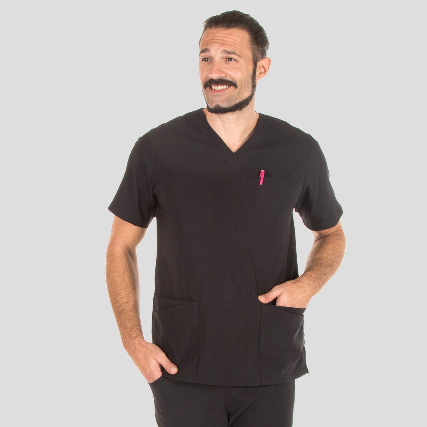 613200-001 - BLUSA HOMBRE HECTOR ELASTIK NEGRO