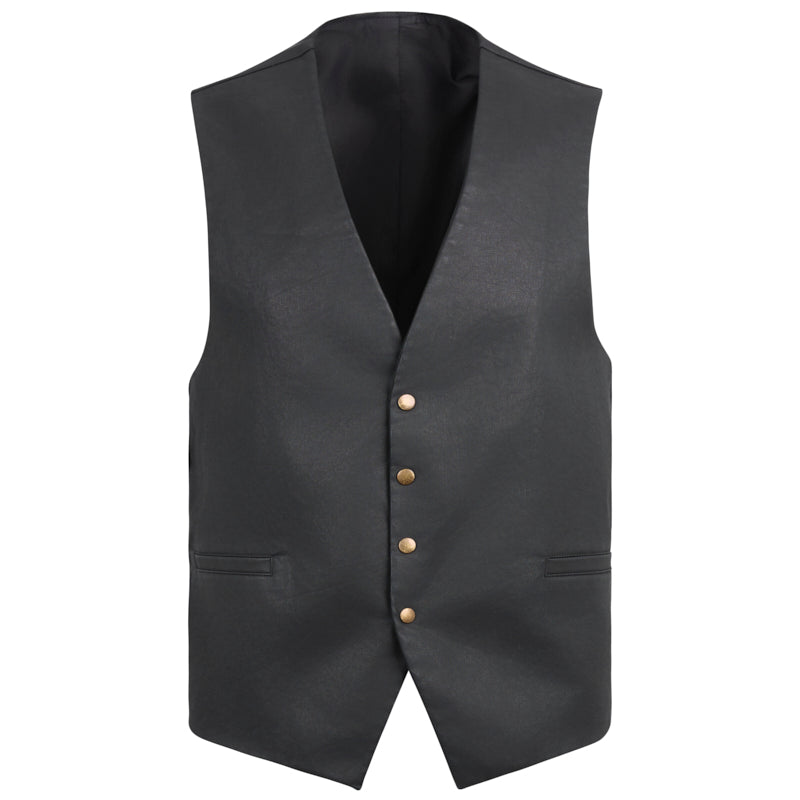 614177-07 - CHALECO HOMBRE C/PICO LUGANO NEGRO