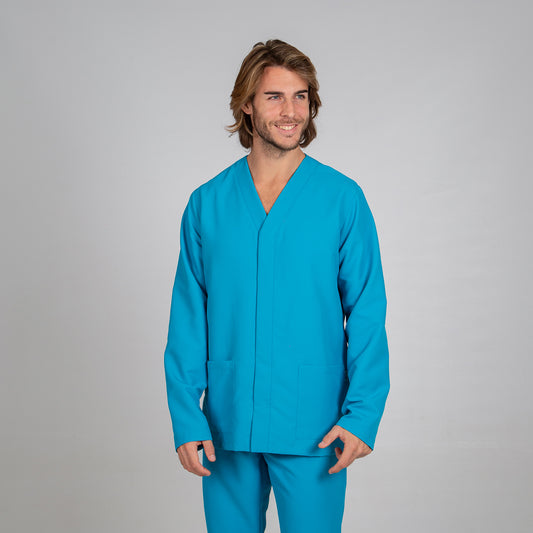 615500-115 - BLUSA HOMBRE NESTOR TURQUESA