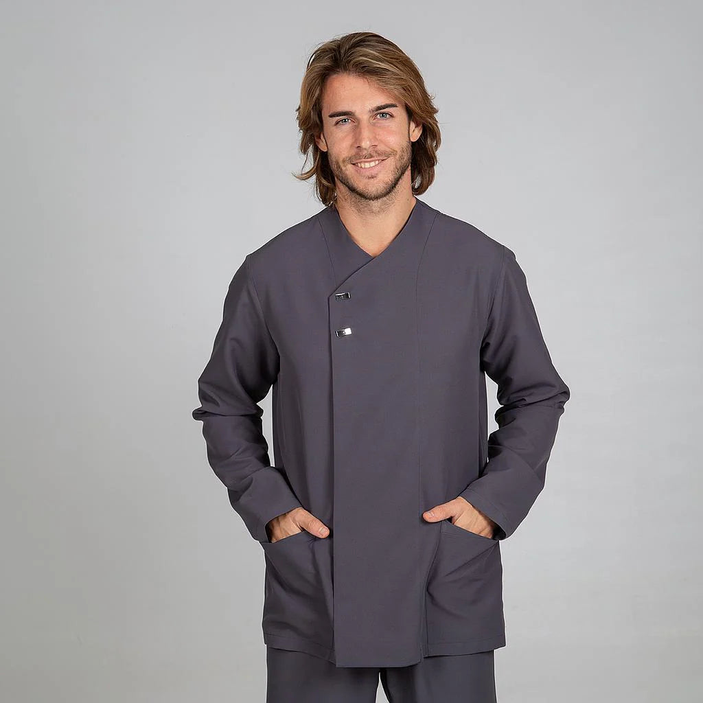 615600-139 - BLUSA HOMBRE FABIAN GRIS MARENGO