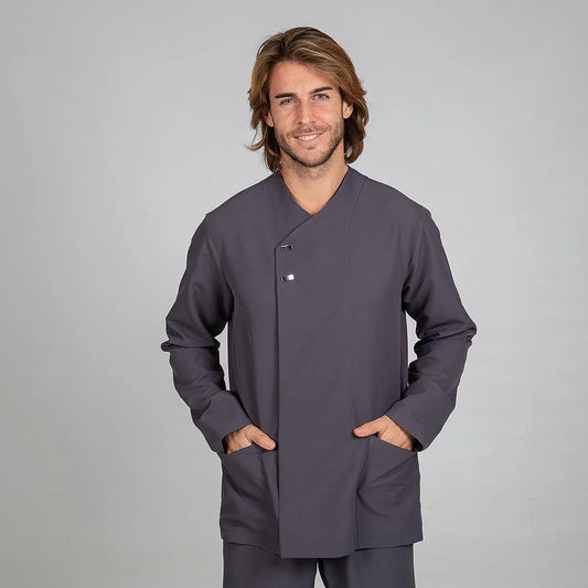 615600-139 - BLUSA HOMBRE FABIAN GRIS MARENGO
