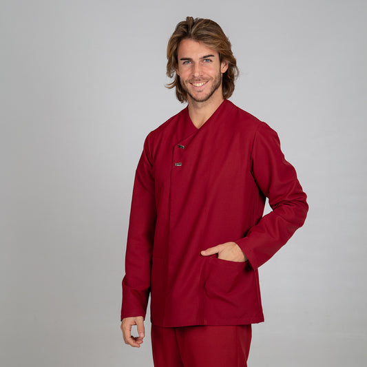 615600-112 - BLUSA HOMBRE FABIAN BURDEOS