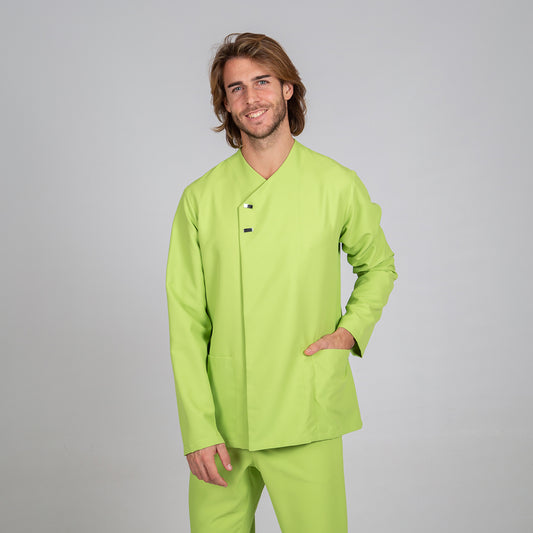 615600-127 - BLUSA HOMBRE FABIAN PISTACHO