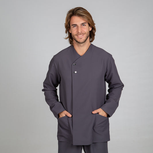 615600-139 - BLUSA HOMBRE FABIAN GRIS MARENGO