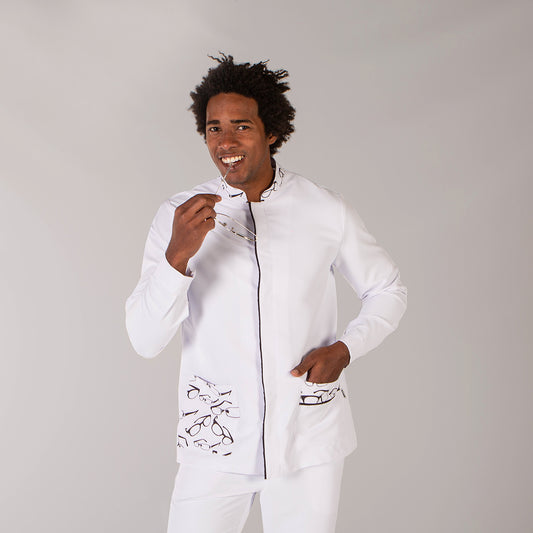 616500-101 - BLUSA HOMBRE FERRAN BLANCO