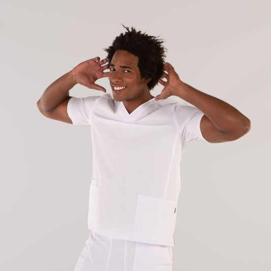 617500-101 - BLUSA HOMBRE TADEO BLANCO