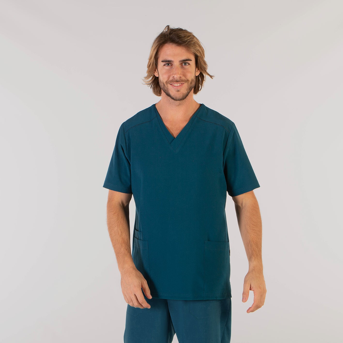 617500-145 - BLUSA HOMBRE TADEO VERDE PETRÓLEO