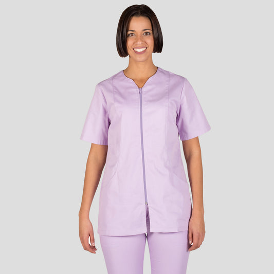 623500-123 - BLUSA MUJER CREMALLERA SICILIA M/C LILA
