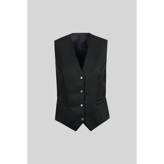 624177-07 - CHALECO MUJER C/PICO LUGANO NEGRO